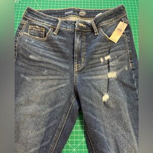 Old Navy Blue Relaxed Jeans with Distressed Details